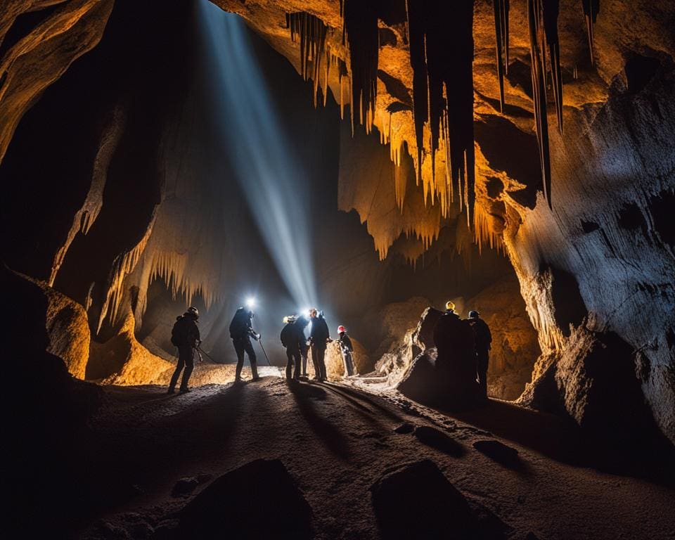 Australische grotten bezoeken