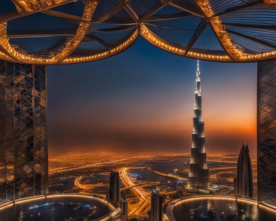 Hoogste uitzichtspunt Burj Khalifa