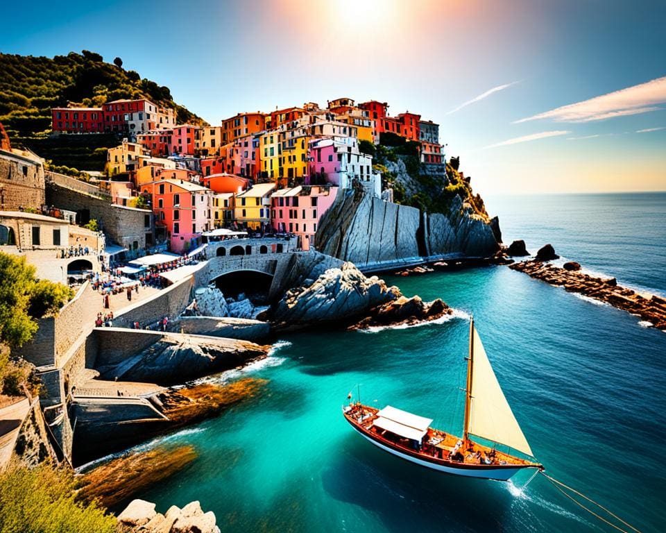 Maak een boottocht langs de Cinque Terre, Italië
