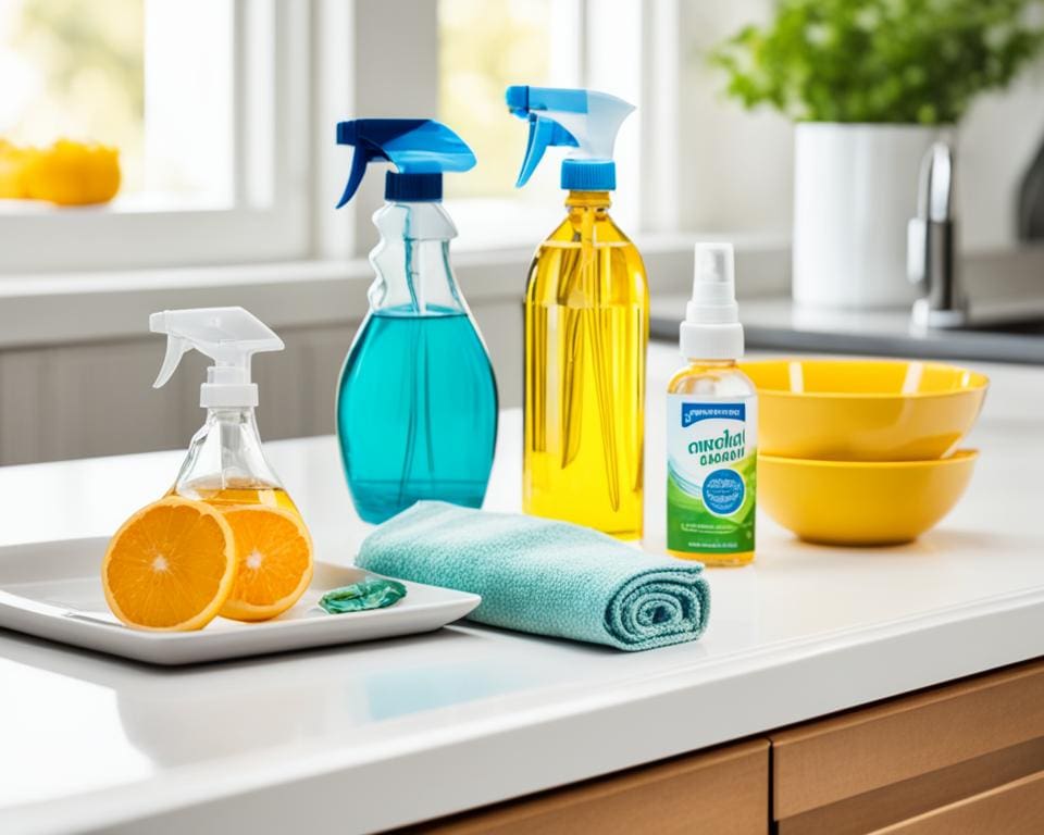 veilige huishoudproducten en natuurlijke schoonmaakmiddelen
