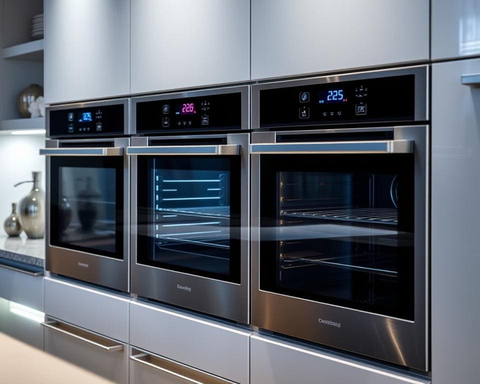 Elektrische ovens met zelfreinigende opties