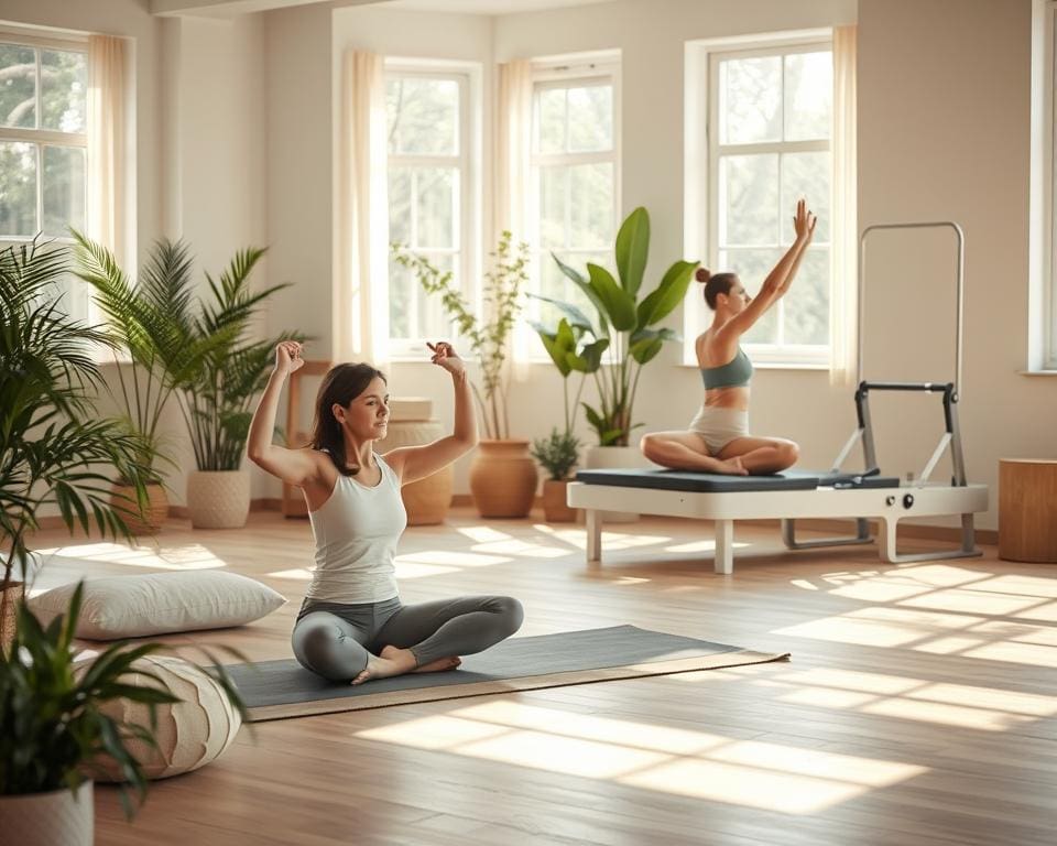 Ontspan met pilates en yoga voor mentale rust