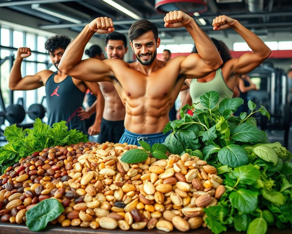 Plantaardige proteïnen in krachttraining