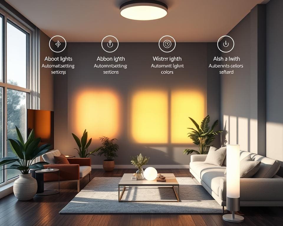 Slimme verlichting met automatische lichtinstellingen