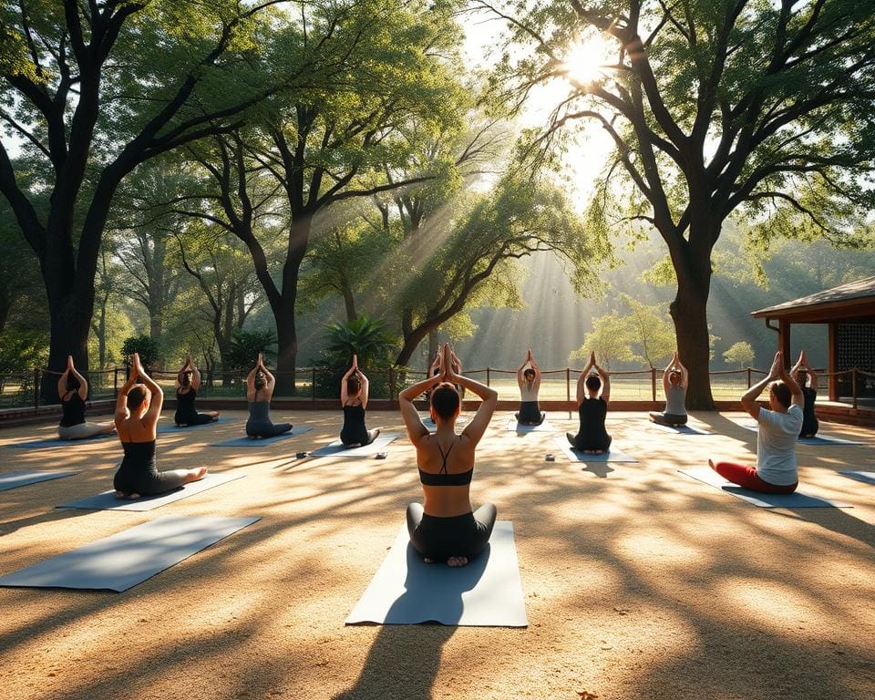 Yoga-oefeningen voor een kalme geest en een sterk lichaam