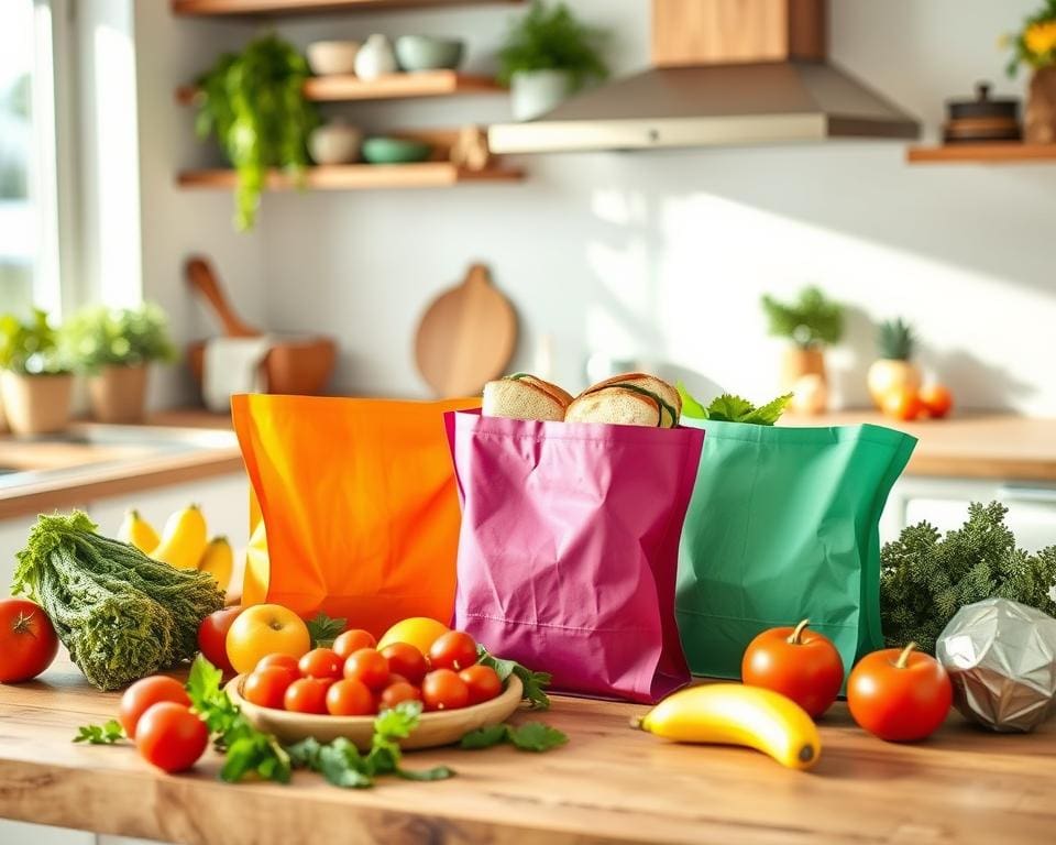 herbruikbare boterhamzakjes voor plasticvrije lunches