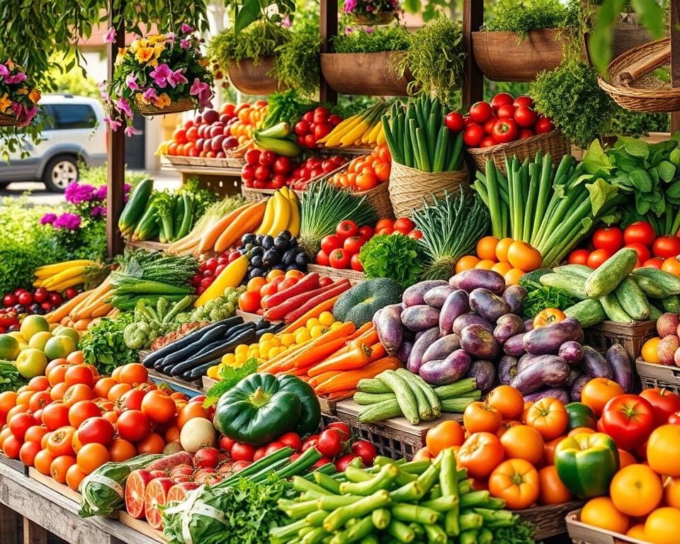 lokale voeding en seizoensgebonden eten