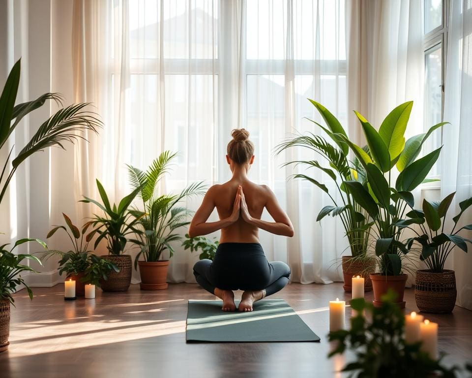 ontspannen door yoga