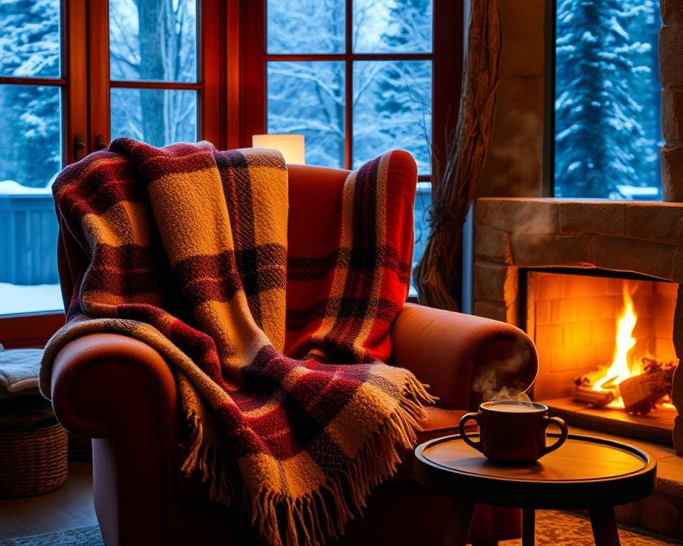 Plaids die warmte en comfort bieden op koude avonden