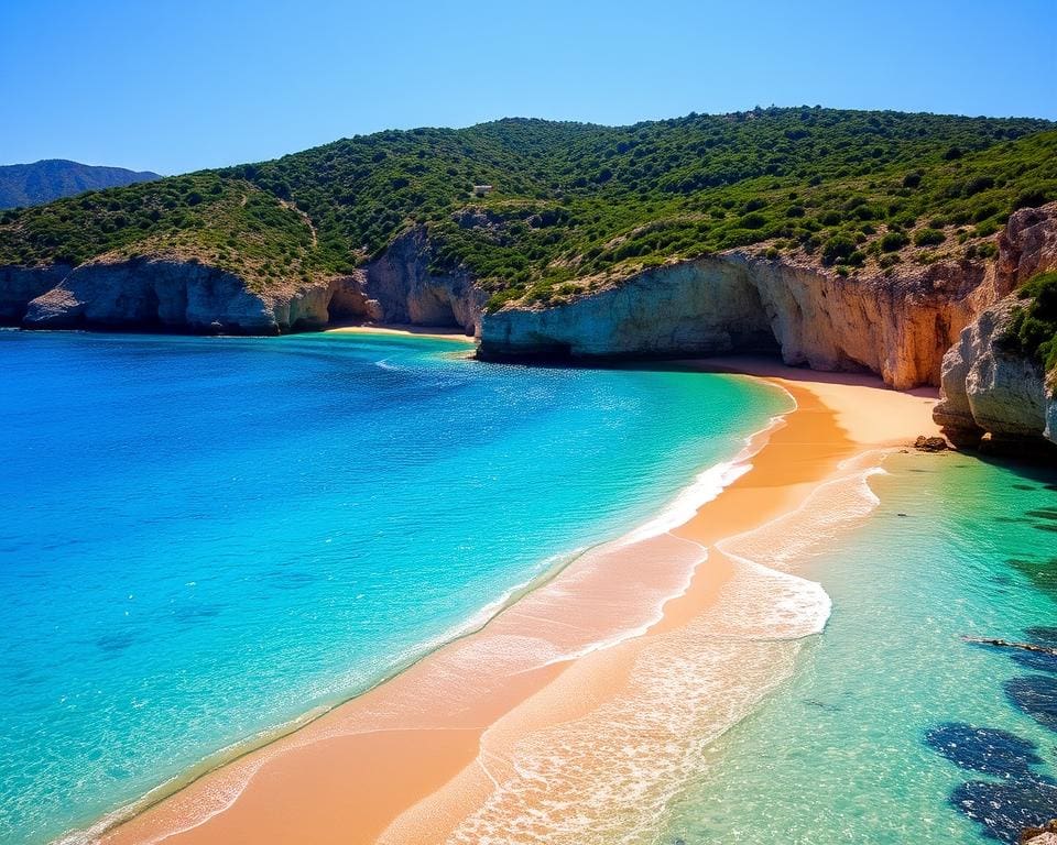 Stranden van Kreta: azuurblauw water en schilderachtige kustlijnen