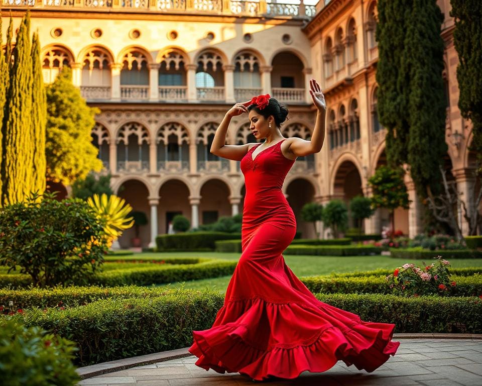 Flamenco en Alcazar van Sevilla