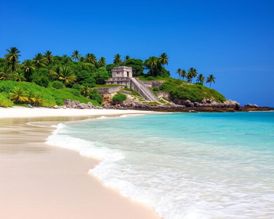 Tulum: witte zandstranden en Mayacultuur