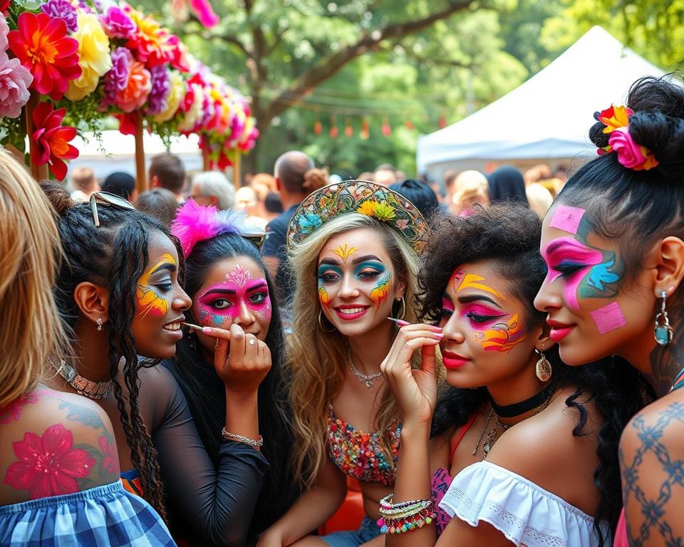 Festival make-up tutorial