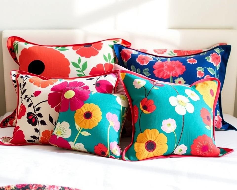 Marimekko-kussenslopen: kleurrijke patronen voor jouw bed