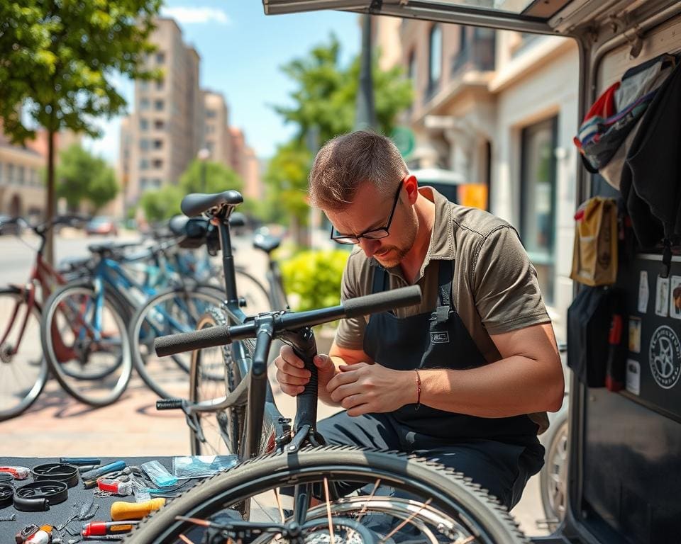 deskundigheid mobiele fietsenmakers