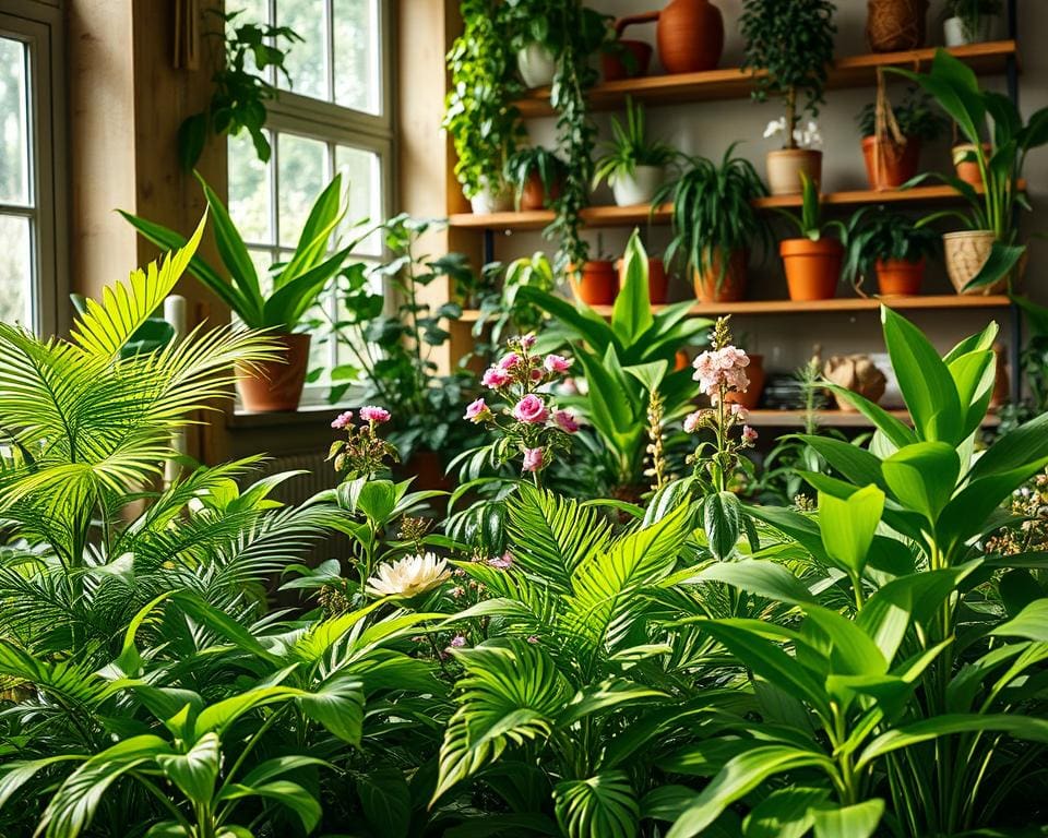 Planten voor zuurstof en luchtvochtigheid