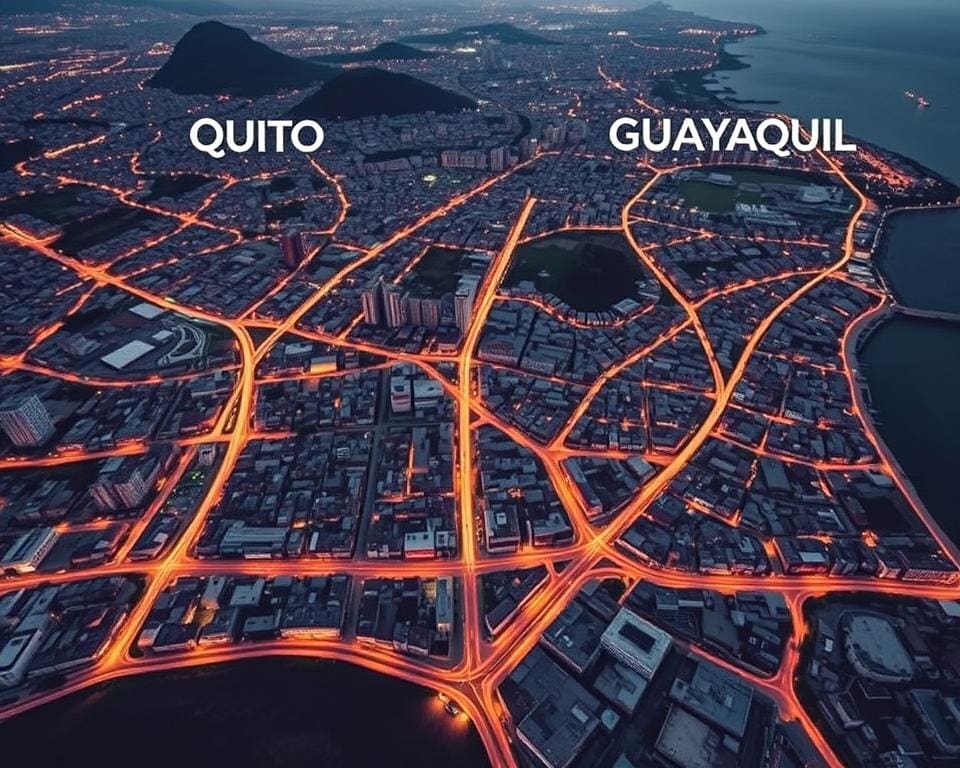 Veilige gebieden Quito en veilige wijken Guayaquil