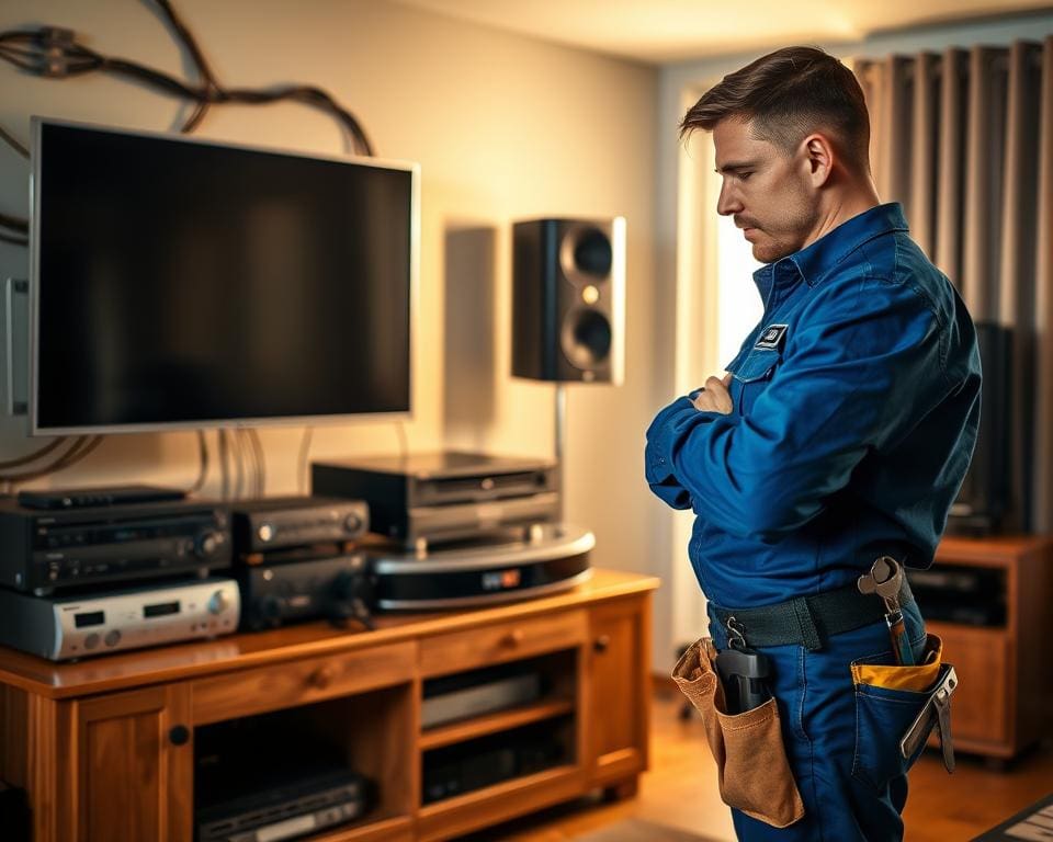 Kan The Cable Guy ook AV-installaties herstellen?