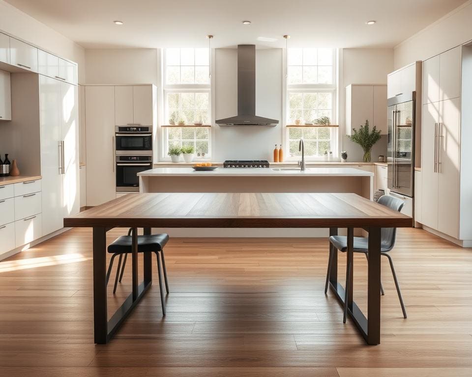 Welke eettafel kies je voor een open keuken?