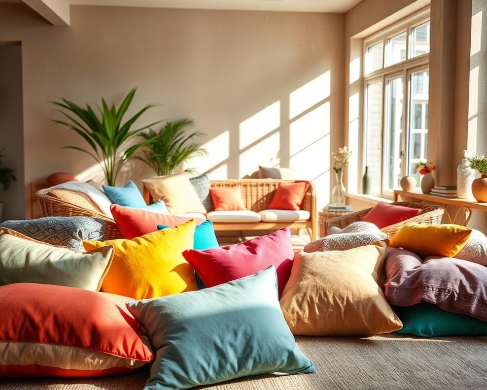 Hoe geef je een interieur kleur zonder verf?