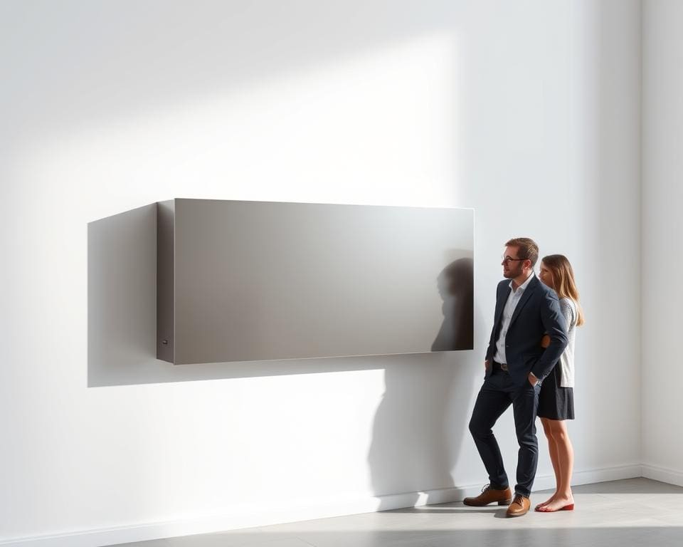 Hoe strak sluit een metalen radiatorombouw aan?