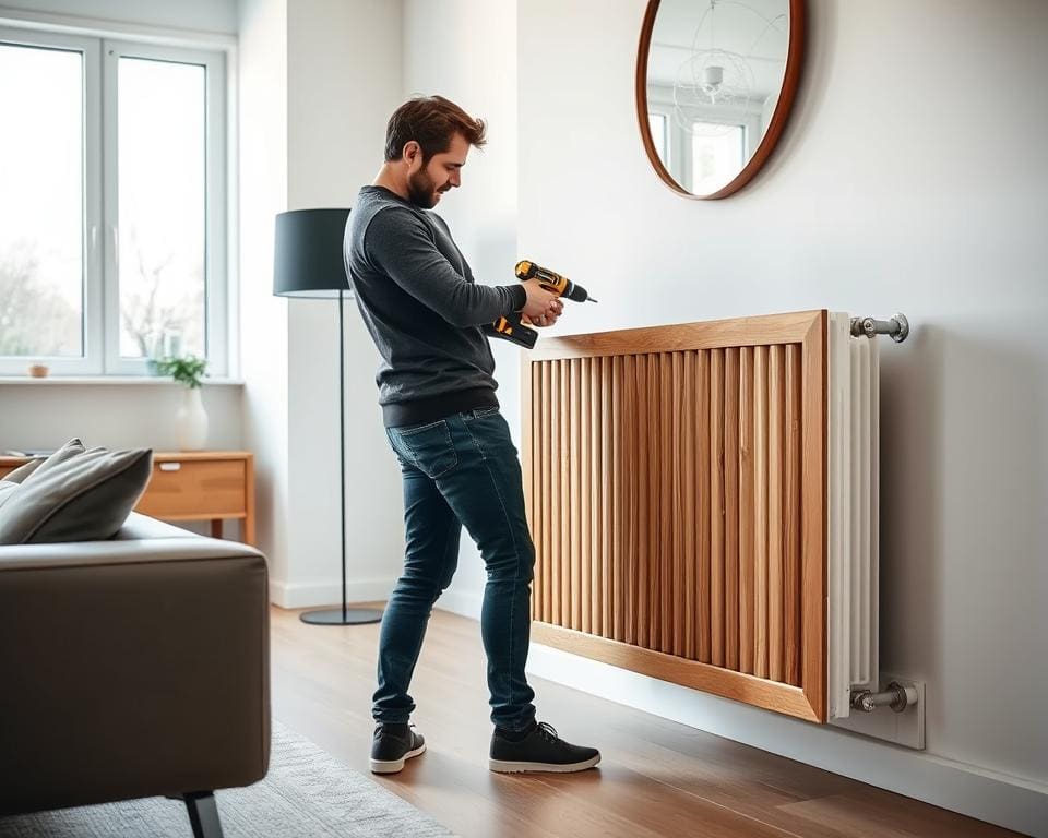 Kan ik zelf een radiatorombouw monteren?