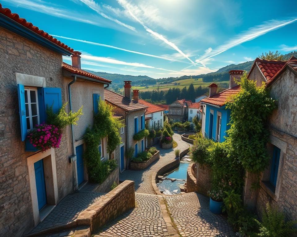 Piódão – Blauwe accenten in een leien landschap 🇵🇹