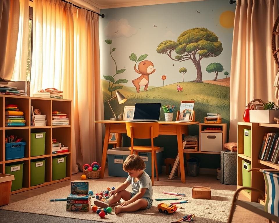 creatief opruimen in de kinderkamer