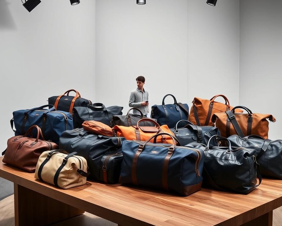 weekendtas selecteren