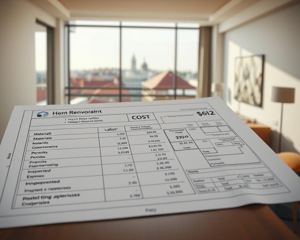 Bouwkosten en renovatie budget