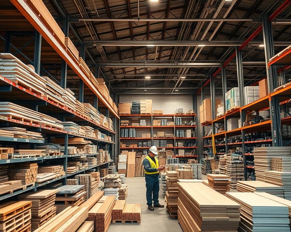 Bouwmaterialen selecteren