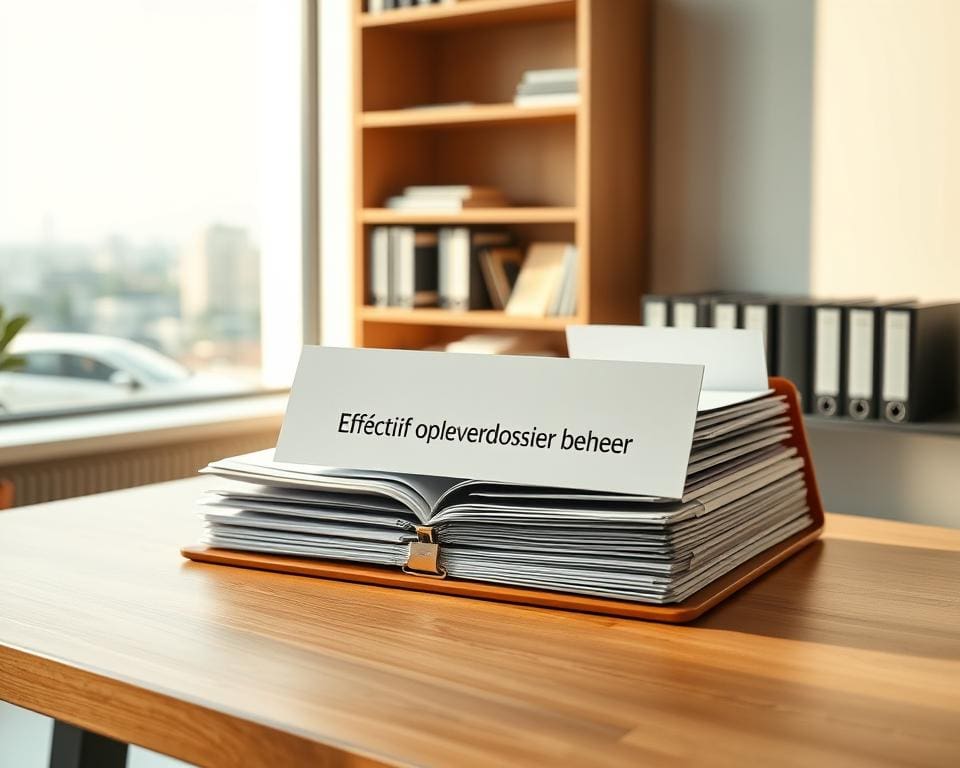 Effectief opleverdossier beheer