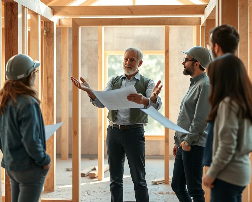 Hoe begeleidt een architect zelfbouwers?