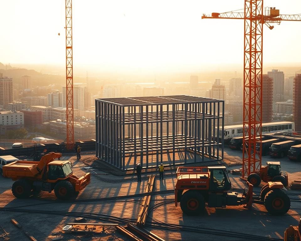 Hoe bereid je een bouwplaats voor op montagebouw?
