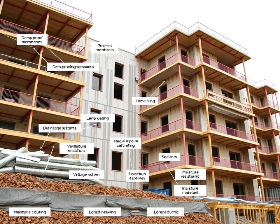 Hoe voorkom je vochtproblemen tijdens de bouw?
