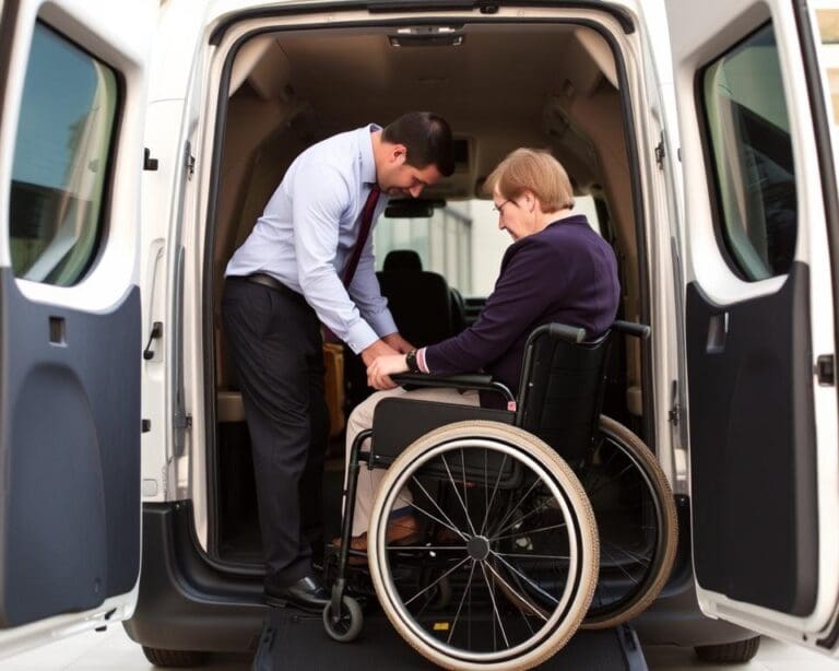 Hoe werkt een chauffeur in het rolstoelvervoer?
