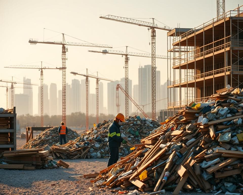 Wat zijn effectieve manieren om bouwafval te verminderen?