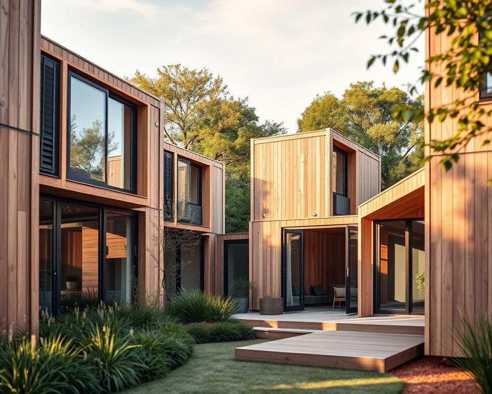 duurzame modulaire bouwsystemen