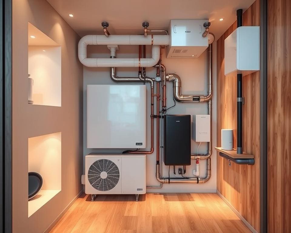 ruimtebesparende installatietechnieken