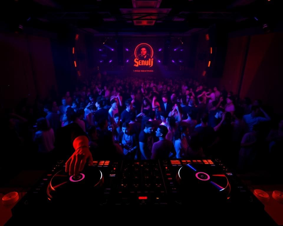 sfeer bij een DJ optreden