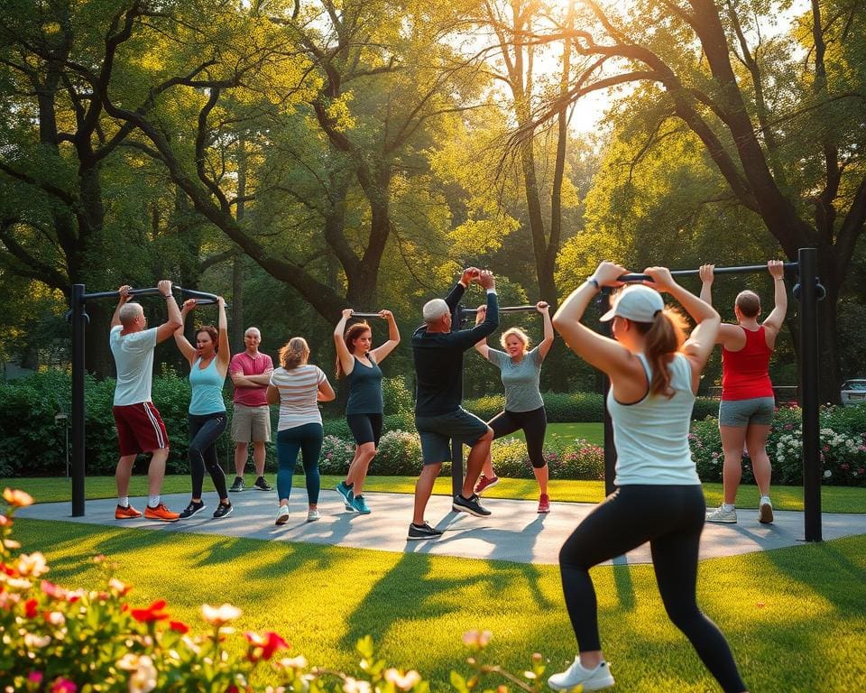 Gezond blijven met buitenfitness