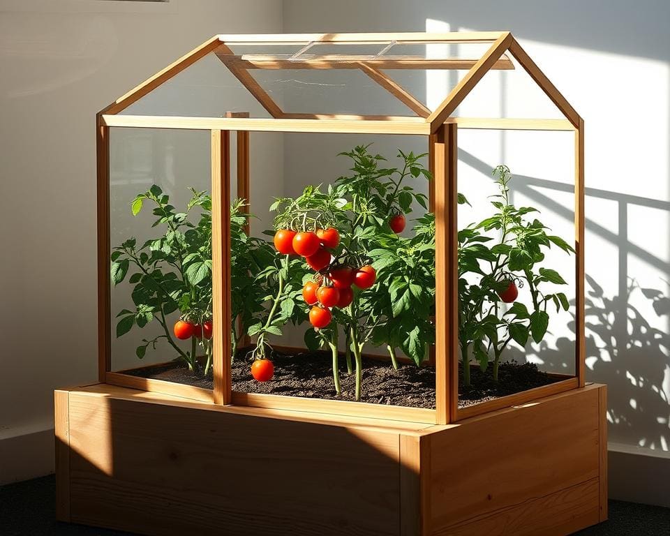 Hoe maak je een minikasje voor tomaten?