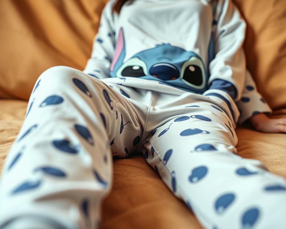 Is deze Stitch pyjama ademend en comfortabel?