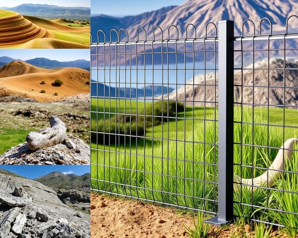 Past een Nylofor 3D paneel van 1m23 bij elk terrein?