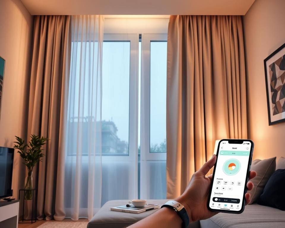 Smart home gordijnbediening