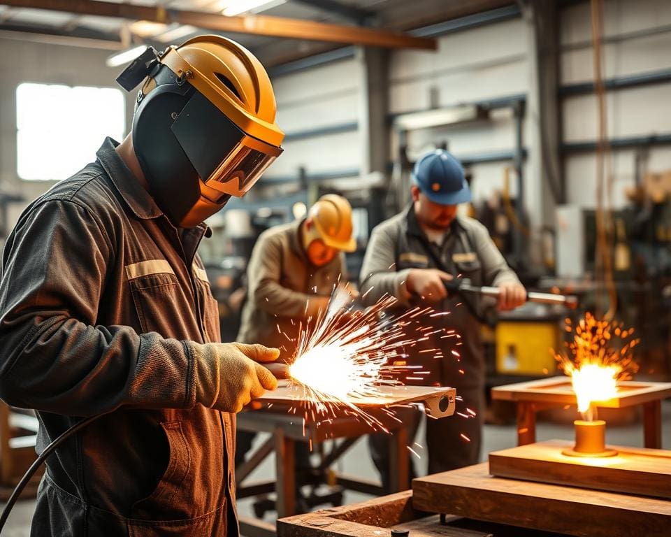 Veilig werken met metaal en hoge temperaturen
