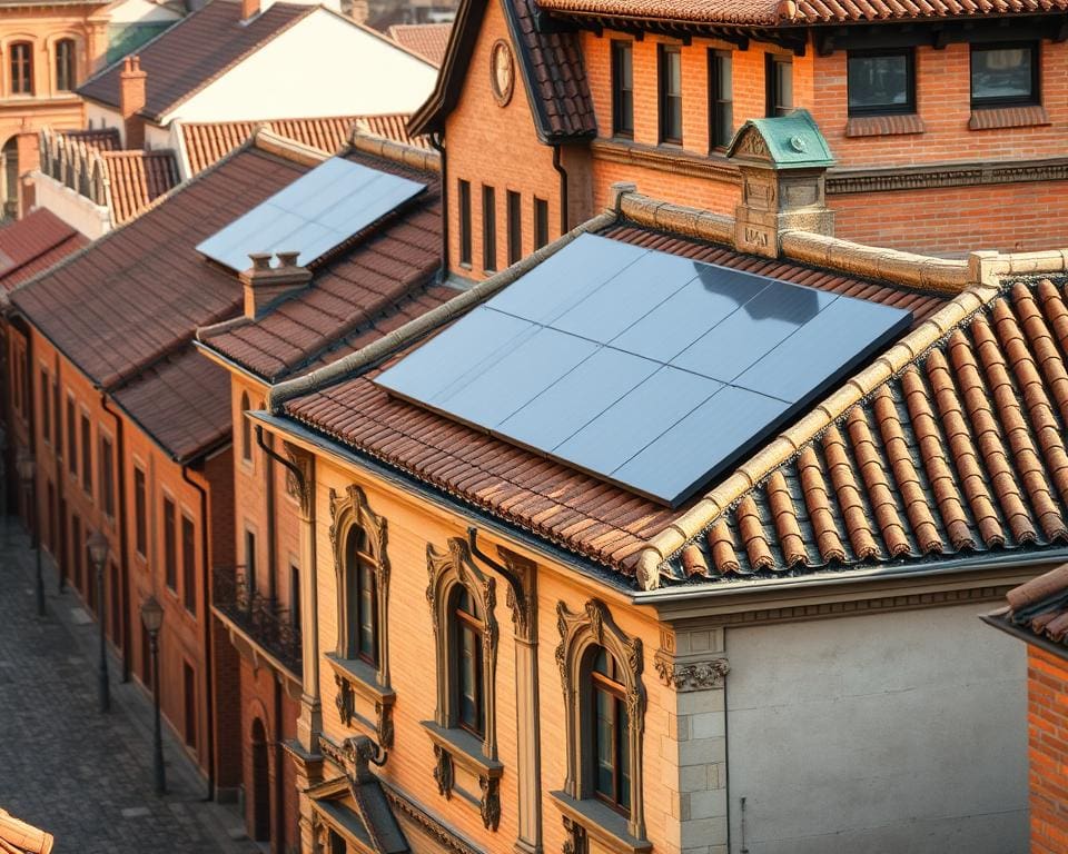 Wat zijn regels voor zonnepanelen in historische wijken?