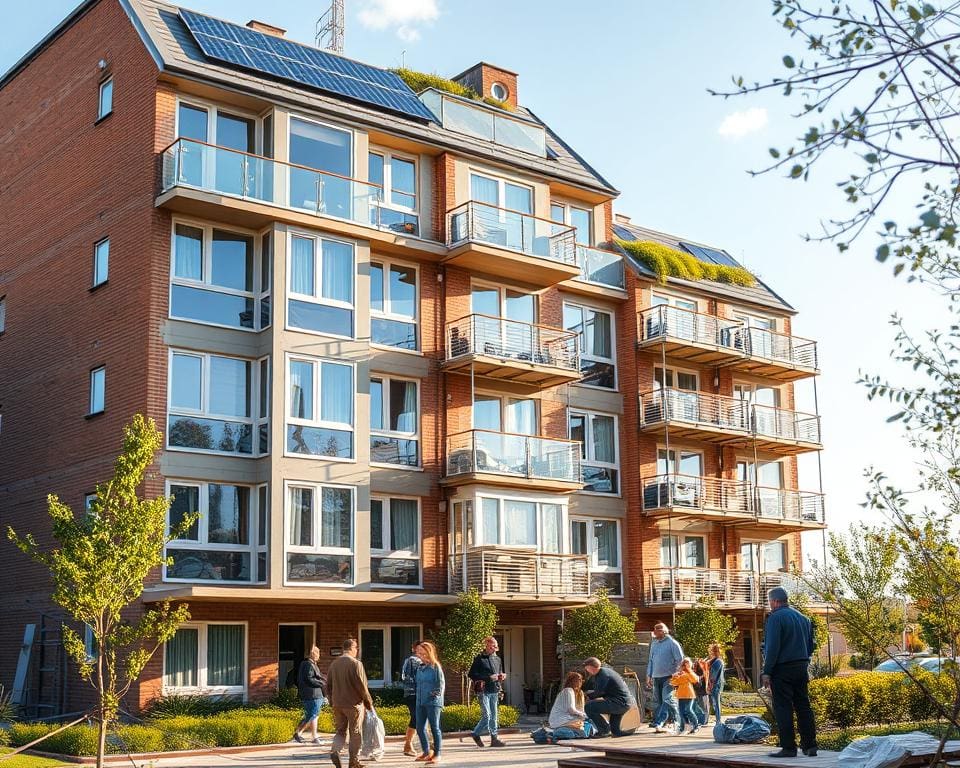 duurzame renovatie huurblokken