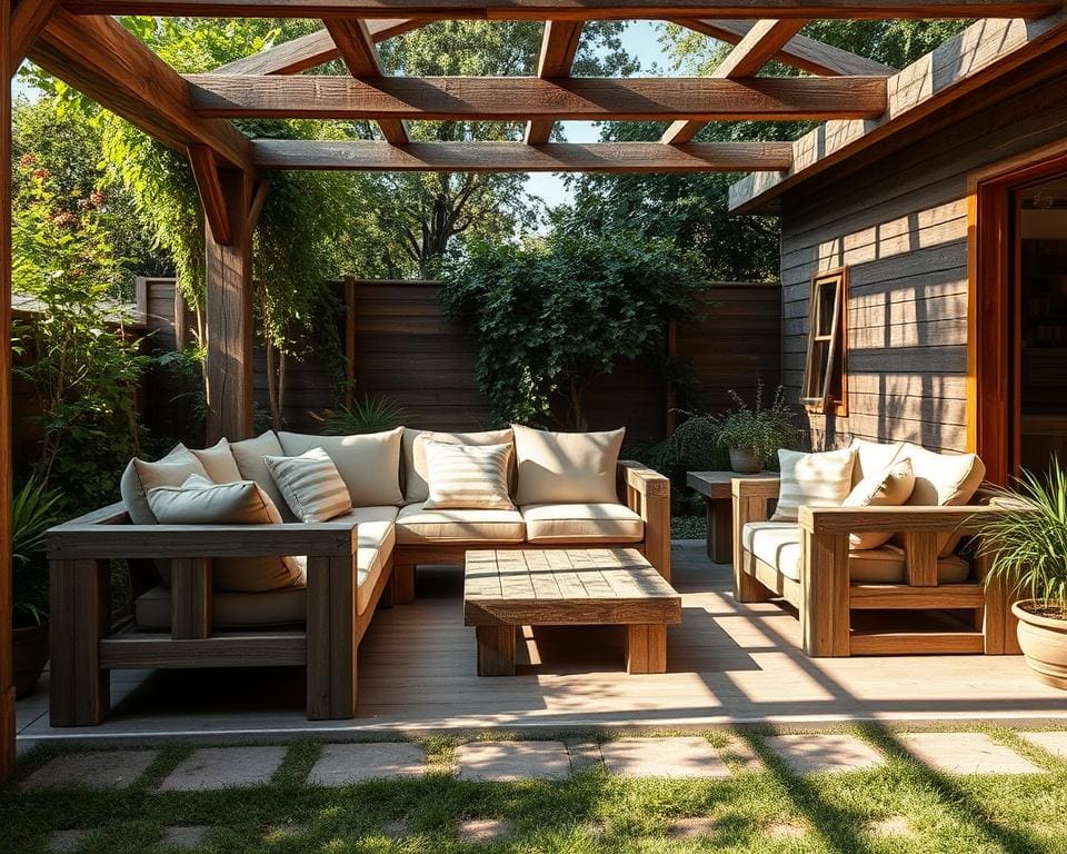 materiaal voor loungeset