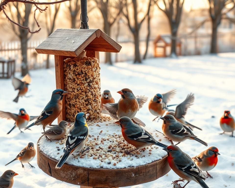vogels voeren